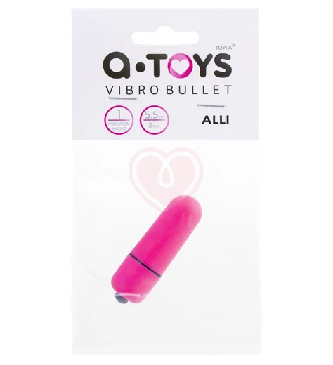 Вибропуля A-Toys Alli с 1 режимом розовая фото 4