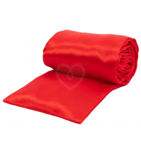 Атласная лента для связывания красная фото 1