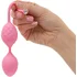 Набор из двух вагинальных шариков Pillow Talk Frisky розовый фото 2