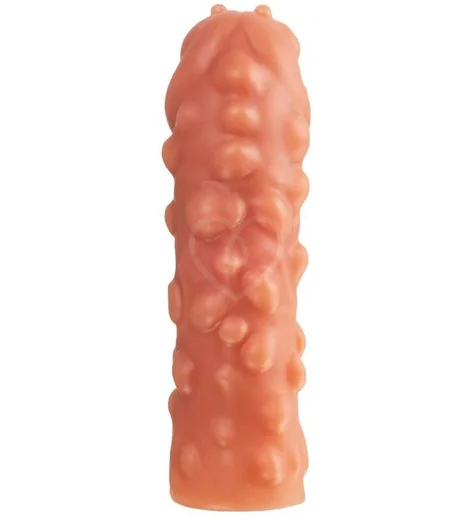 Стимулирующая насадка с бугоркам Kokos Penis Sleeve PS003-L фото 2
