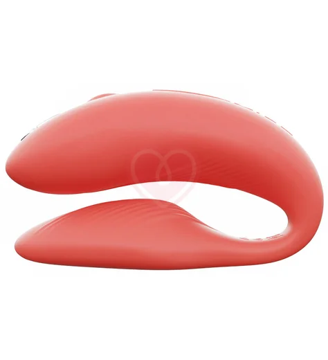 Парный вибратор с сенсорным пультом управления We-Vibe Chorus коралловый фото 3