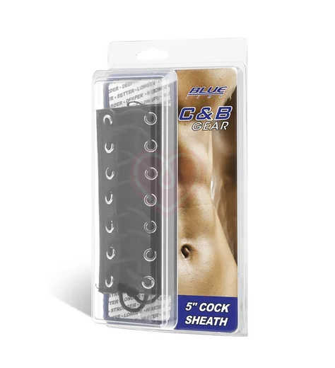 Сбруя для члена на шнуровке Cock Sheath 12,5 см фото 2