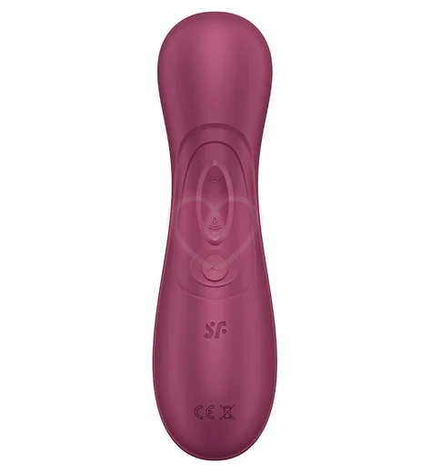 Вакуумный стимулятор с вибрацией и приложением Satisfyer Pro 2 Generation 3 бордовый фото 4