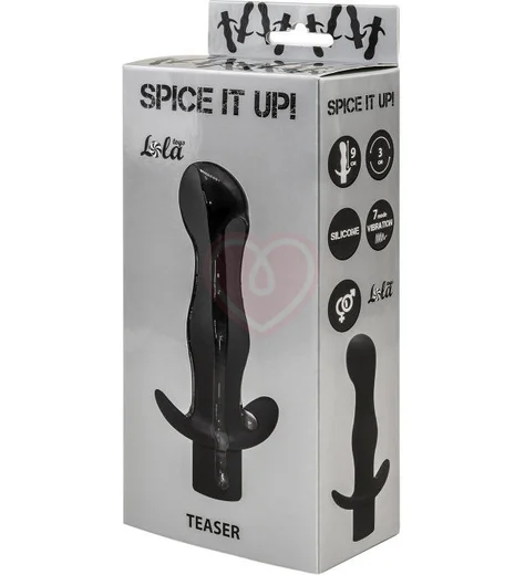Анальная пробка с вибрацией Spice it up Teaser чёрная фото 2