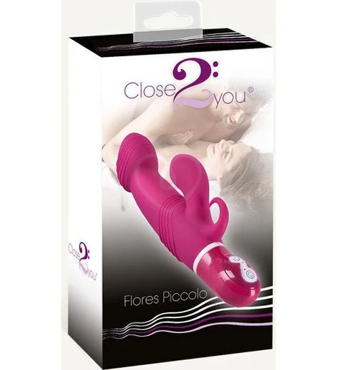Вибратор со стимулятором клитора и точки G Close2You Flores Piccolo розовый фото 3