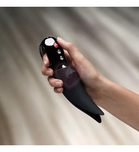 Вибратор с кончиками для стимуляции клитора Fun Factory Volta Black Line чёрная фото 4