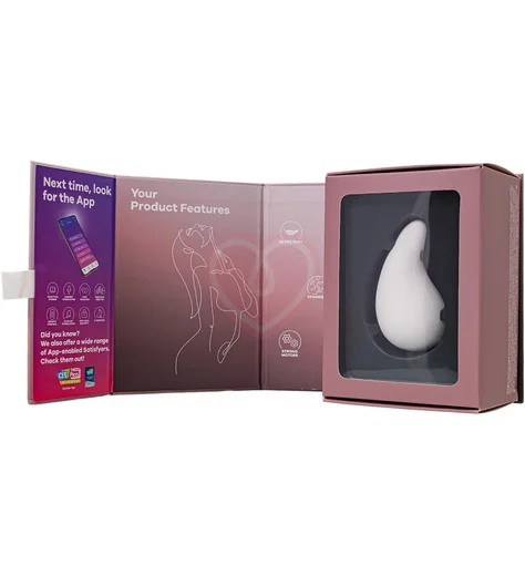 Вибратор для внешней стимуляции Satisfyer Dew Drop белый фото 4