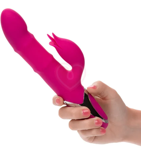 Вибратор-кролик Enchanted Embrace розовый с пульсацией розовый фото 2