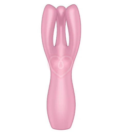 Вибростимулятор Satisfyer Threesome 3 с тремя кончиками розовый фото 3