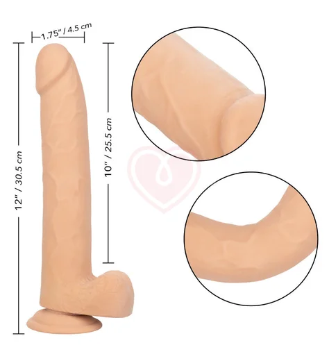 Большой фаллоимитатор Size Queen 25 см телесный фото 2