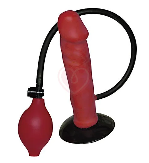 Надувающийся вибратор Red Ballon красный фото 2