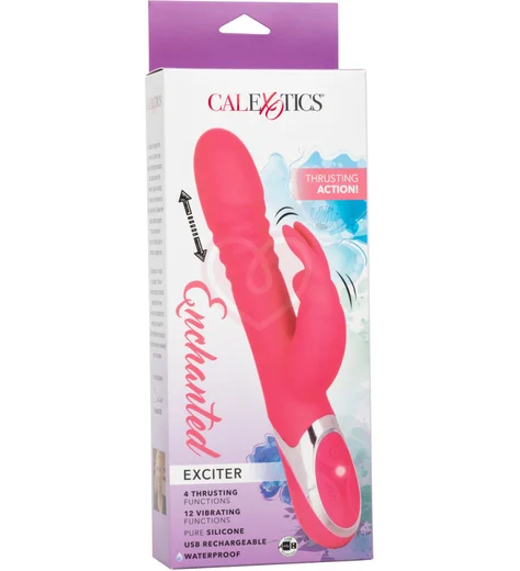 Вибратор-кролик с пульсацией Enchanted Exciter розовый фото 8