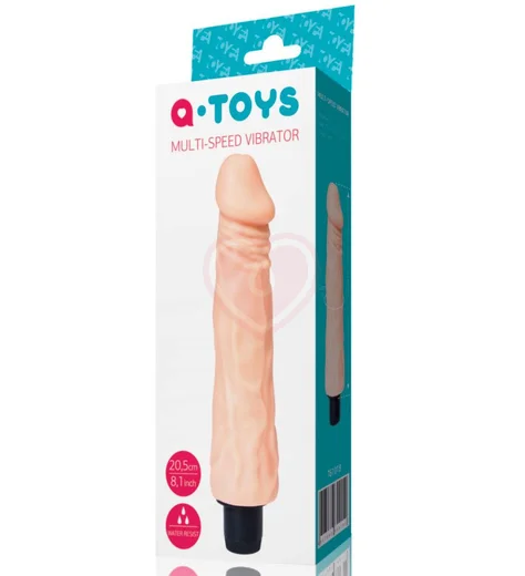 Реалистичный вибратор A-Toys Multi-Speed 20 см фото 2