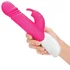 Вибратор с пульсирующей головкой Thrusting Rabbit розовый фото 2