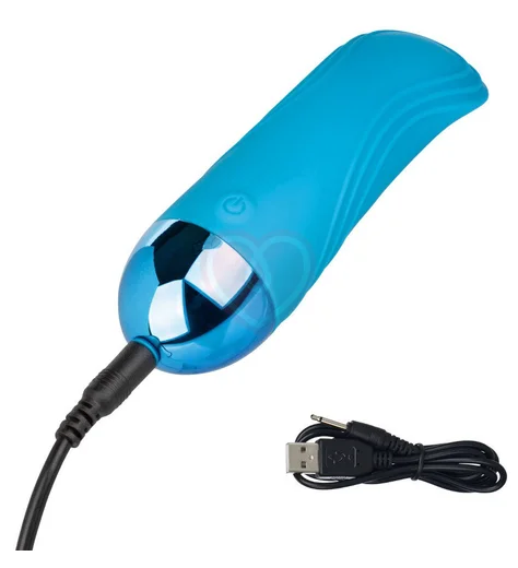 Мини-вибратор с загнутым кончиком Tremble Tickle фото 3