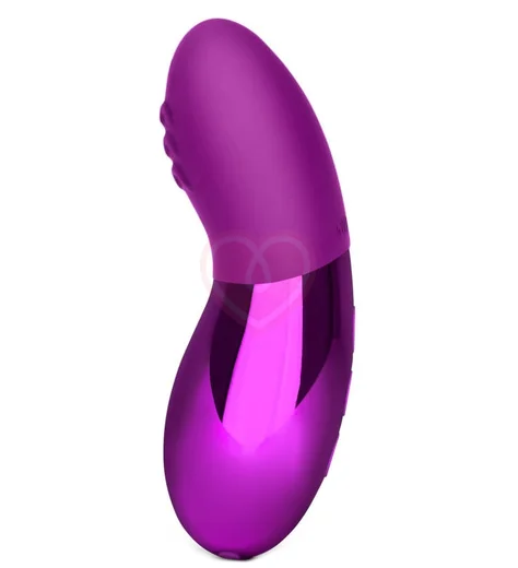 Утяжелённый мини-вибратор Le Wand Point фиолетовый фото 2