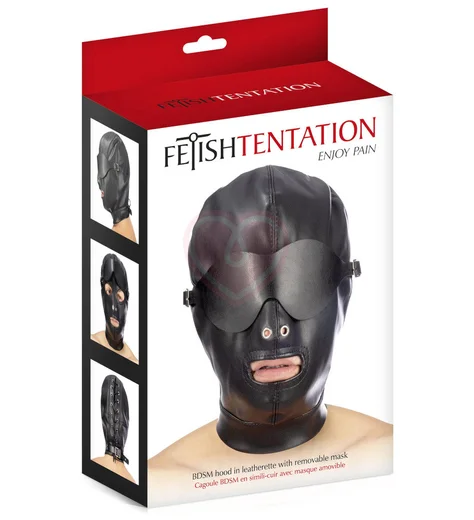 Маска Fetish Tentation с закрываемыми вырезами на глаза фото 5
