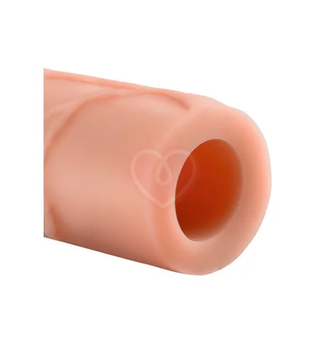 Насадка удлинитель для члена Perfect Extension 20 см телесная фото 3