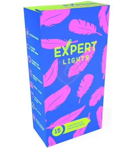Ультратонкие презервативы Expert Lights 15 шт фото 1