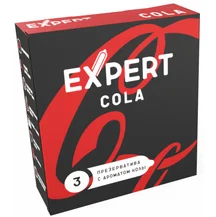 Презервативы Expert Cola с ароматом колы 3 шт