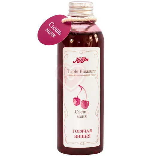 Эликсир для орального секса Juleju Triple Pleasure Горячая вишня 130 г фото 1