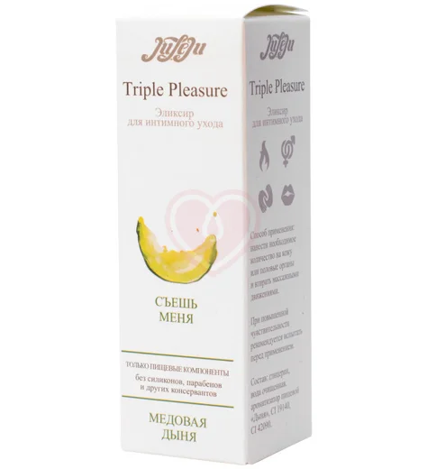Эликсир для орального секса Juleju Triple Pleasure Медовая дыня 65 г фото 6