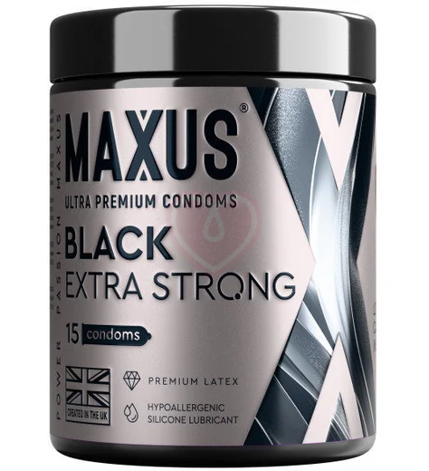 Утолщенные презервативы Maxus Extra Strong 15 шт с кейсом фото 1