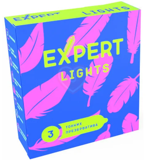 Ультратонкие презервативы Expert Lights 3 шт фото 1