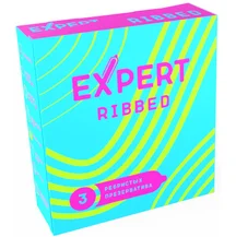 Ребристые презервативы Expert Ribbed 3 шт