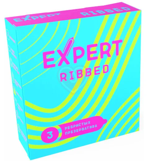 Ребристые презервативы Expert Ribbed 3 шт фото 1