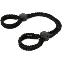 Верёвочные наручники Handcuffs Rope чёрные