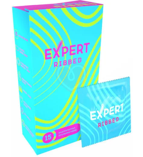 Ребристые презервативы Expert Ribbed 15 шт фото 3