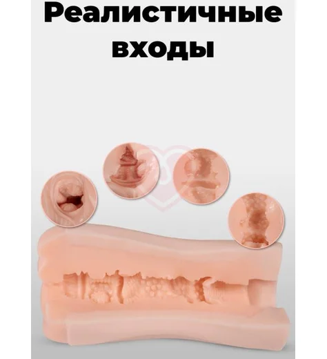 Мастурбатор вагина Beata-2 с функцией всасывания и вибрации фото 6