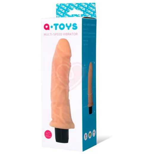 Вибратор реалистичный с рельефным стволом ToyFa A-Toys 17 см фото 2