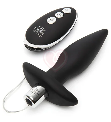 Анальная вибропробка '50 оттенков серого' Relentless фото 4