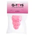 Рельефный мини-мастурбатор A-Toys Flaff 8 см розовый фото 2