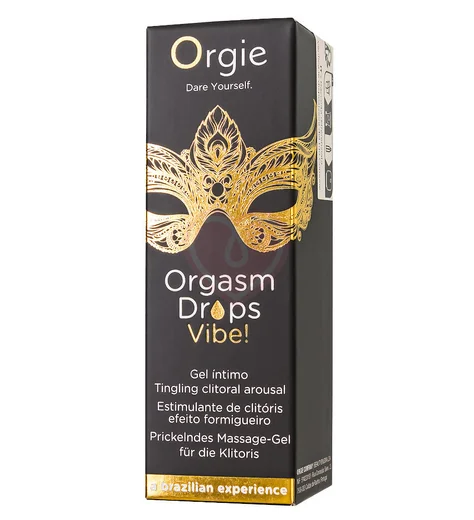 Масло для клитора Orgie Orgasm Drops Vibe! с эффектом жидкой вибрации 15 мл фото 3