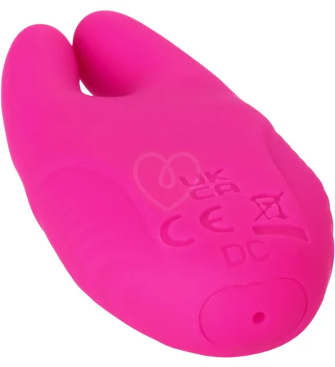 Зажимы для сосков с вибрацией и пультом Remote Nipple Clamps розовые фото 4