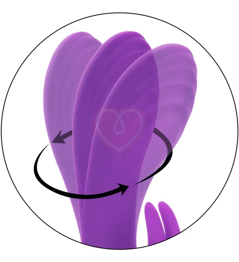 Вибратор-кролик с ротацией и нагревом Signature Heated Rotating G Rabbit фиолетовый фото 5