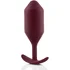 Утяжелённая анальная пробка для ношения b-Vibe Snug Plug 5 большая бордовая фото 3