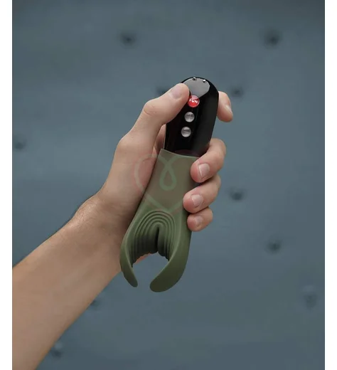 Вибратор с ласкающими кончиками Fun Factory Manta зелёный фото 3