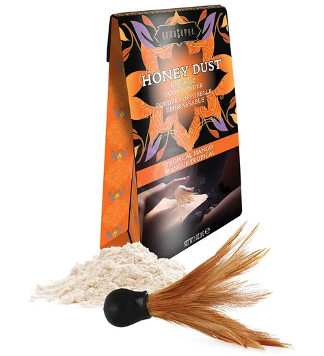 Ароматная пудра для тела KamaSutra Honey Dust Tropical Mango Манго 28 г фото 2
