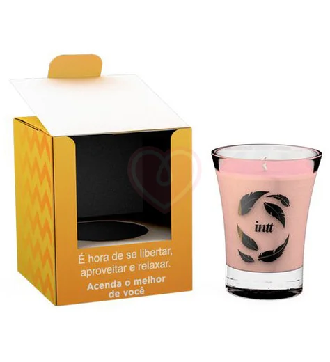 Массажная ароматическая свеча Intt Персик 40 г фото 2