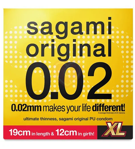 Ультратонкие презервативы Sagami Original 002 XL-size Extra Large 1 штука фото 2