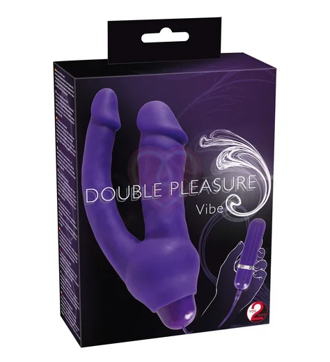 Вибратор анально-вагинальный Double Pleasure Vibe фиолетовый фото 3