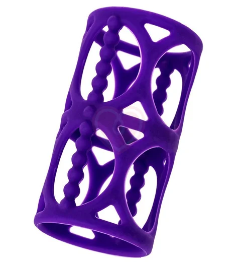 Стимулирующая насадка ToyFa A-Toys фиолетовая фото 3