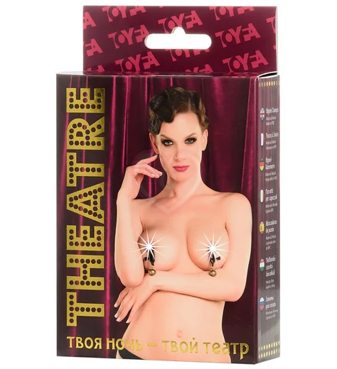 Зажимы для сосков с колокольчиками ToyFa Theatre фото 4