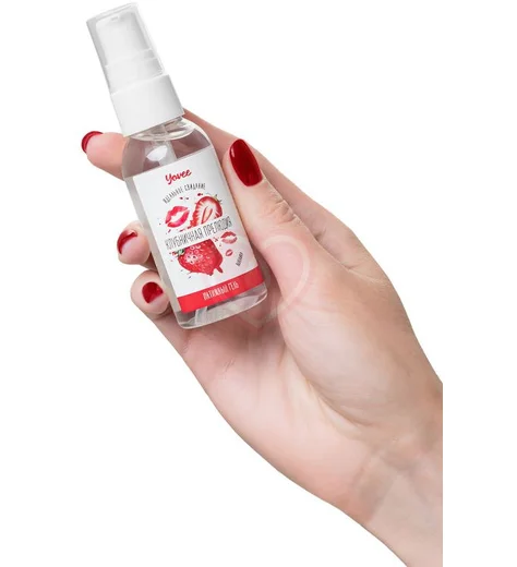 Съедобная гель-смазка Yovee Клубничная прелюдия с Д-Пантенолом и вкусом клубники 50 мл фото 2