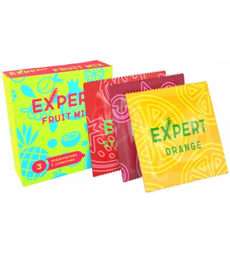 Презервативы с фруктовым ароматом Expert Fruit Mix 3 шт фото 2
