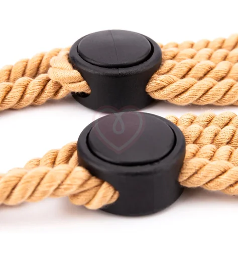 Верёвочные наручники Handcuffs Rope бежевые фото 5